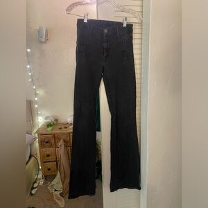 Black Flare Jeans